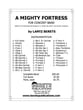 A Mighty Fortress Concert Band sheet music cover